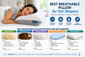 Best Breathable Pillow for Hot Sleepers Guide