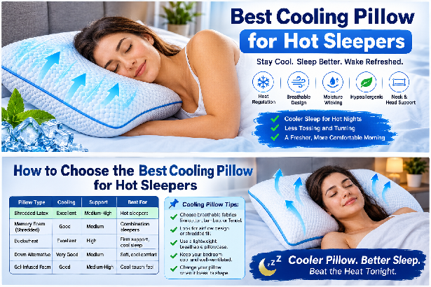 Best Cooling Pillow for Hot Sleepers: Complete Guide