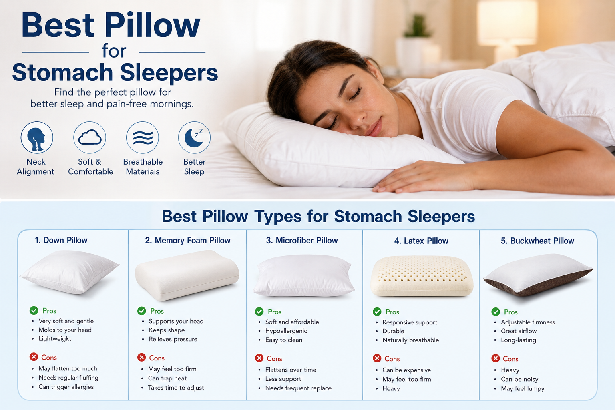 Best Pillow for Stomach Sleepers: Complete Buying Guide