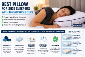 Best Pillow for Side Sleepers With Broad Shoulders